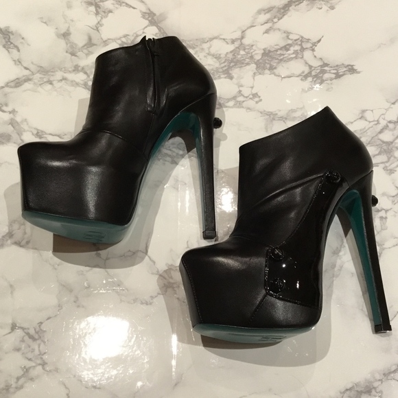 designer platform booties